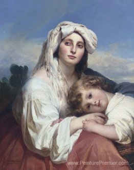 Italienne avec enfant