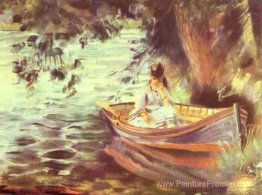 Femme dans un bateau