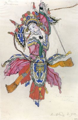 Dancer dans la procession de l'empereur chinois. Conception de c