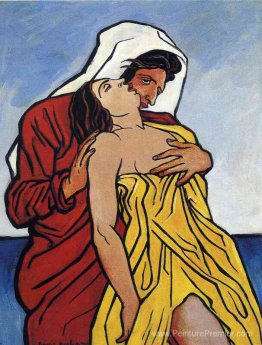 Homme et femme au bord de la mer