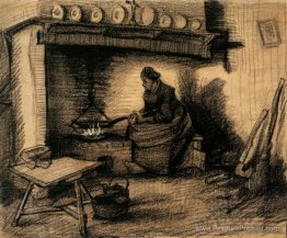 Femme préparant un repas