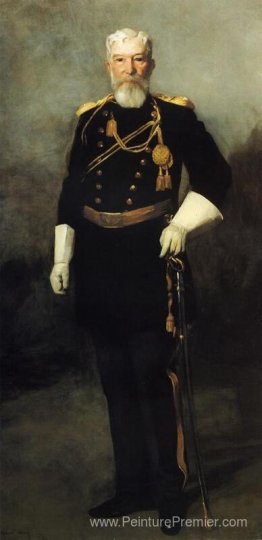 Portrait du colonel David Perry, 9e cavalerie américaine