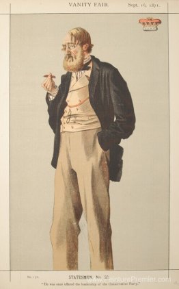 Hommes d'État n ° 930 caricature du duc de Rutland