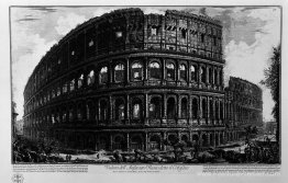 Vue de l'amphithéâtre flavien, appelé le Colosseum