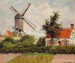 Moulin à vent à Knokke, en Belgique