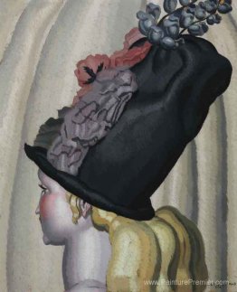 Portrait d'une femme avec un chapeau