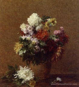 Grand bouquet de chrysanthemums