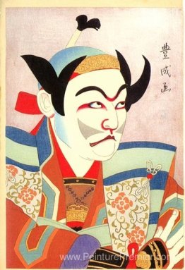 Ichikawa Ennosuke II comme Hayami-No-Tota