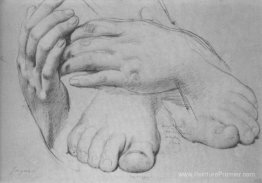 Étude des mains et des pieds pour l'âge d'or