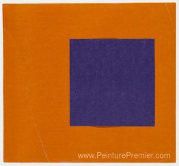 Violet et orange de la couleur de la ligne de la série