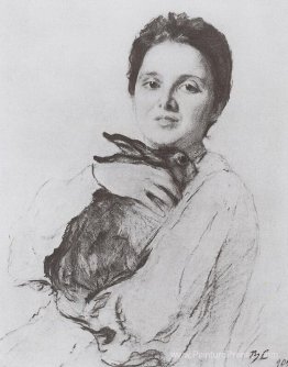 Portrait de K.A. OBNINSKAYA avec Bunny