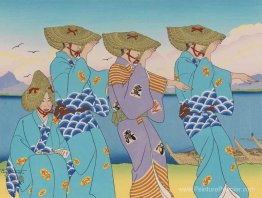 Danses D'Okesa. Sado, Japon