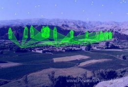 250 images de recréations laser des bouddhas de Bamiyan