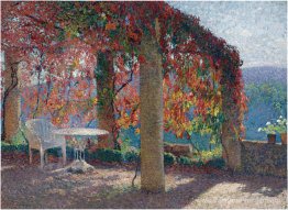 Pergola à Marquayrol en automne