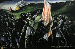 Giorgi Saakadze défendant la Géorgie contre les ennemis