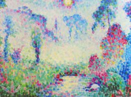 Paysage pointilliste