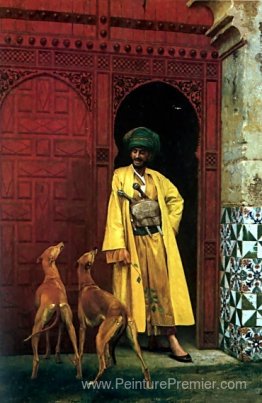 Un arabe et son chien