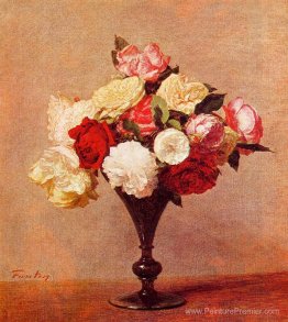 Roses dans un vase