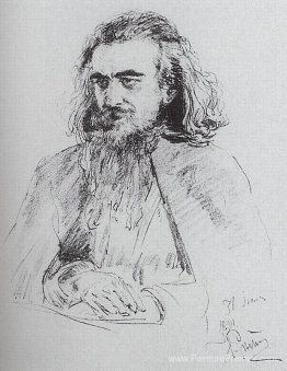 Portrait de Vladimir Sergeyevich Solovyov