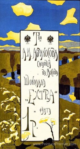 Affiche pour la société Abrikosov