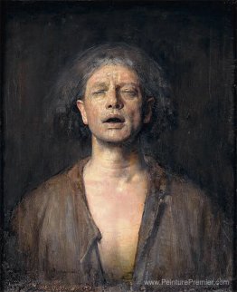 Autoportrait avec les yeux fermés