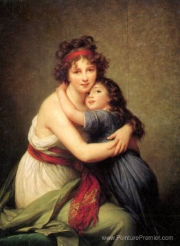 Madame Vigee Lebrun et sa fille, Jeanne Lucie Louise