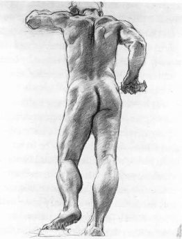 Figure masculine debout