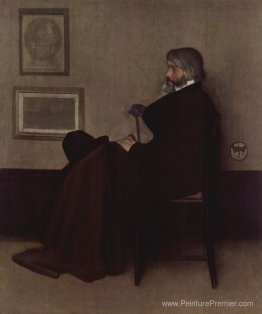 Arrangement en gris et noir, n ° 2: Portrait de Thomas Carlyle