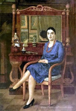 Portrait de Z.D.R. (Dame en bleu)