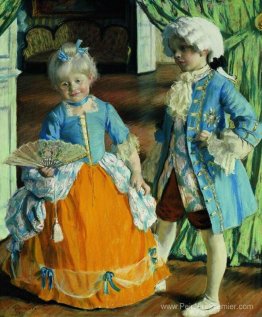 Enfants dans les costumes