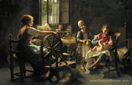 Famille à l'intérieur