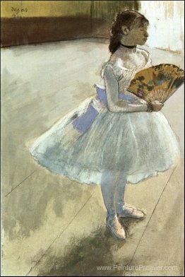 Danseuse avec un fan