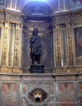 Statue de Saint-Jean-Baptiste dans le Duomo di Siena