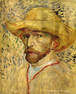 Autoportrait avec un chapeau de paille