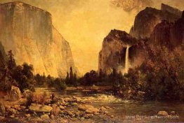 Pêcheur seul à Yosemite