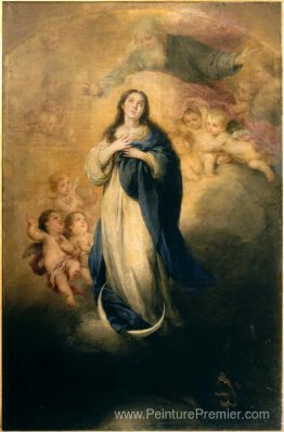 La conception immaculée avec le père éternel