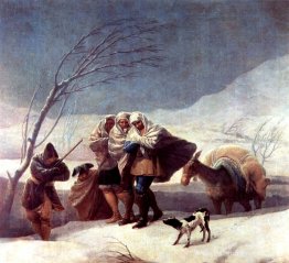 La tempête de neige (hiver)