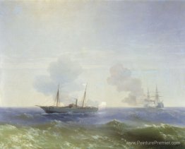 Bataille de Steamship Vesta et Turkish Ironclad