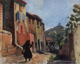 Collioure. Rue avec la paume