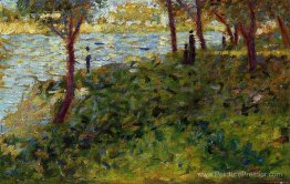 Paysage avec figure. Étude pour «La Grande Jatte»