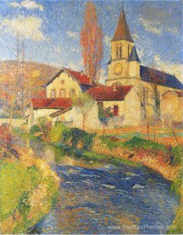 Église par la rivière