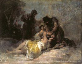 Scène de viol et de meurtre