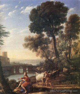 Paysage avec Apollon gardant les troupeaux d'admetus