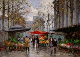 Marché des fleurs à La Madeleine