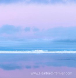 Crépuscule rose, Antarctique