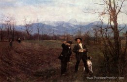 Wilhelm Leibl et Sperl à la chasse