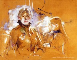 Portrait de Berthe Morisot et de sa fille