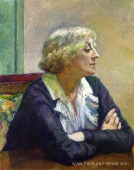 Maria van Rysselberghe aux bras croisés