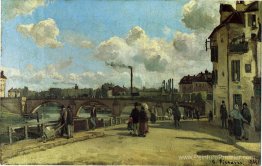 Vue de Pontoise: Quai au Pothuis