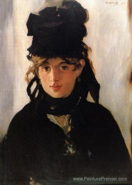 Berthe Morisot avec un bouquet de violettes